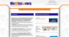 Desktop Screenshot of med-discovery.com