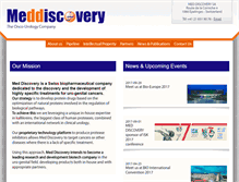 Tablet Screenshot of med-discovery.com